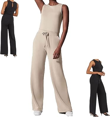 Essentials air combination for women, a large relaxed stronghold with short sleeves and combination with wide belt with pockets (color: beige, size: s).. DIAYTAR NIGERIA: Where every shopping need is met with affordable prices and timely delivery.