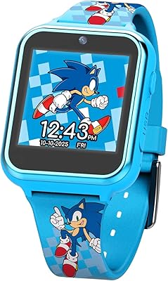 Smart watch Ecotime Sonic the Hedge for children, boys and girls, sonic blue, 40 mm, modern.. DIAYTAR NIGERIA: Where thousands of products meet affordable prices and reliable 5-8 day delivery.