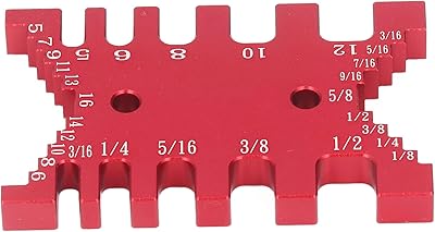 Aluminum dovetail measurement tool for woodworking (red).. Your budget-friendly online marketplace, DIAYTAR NIGERIA delivers a world of products in just 5-8 days.