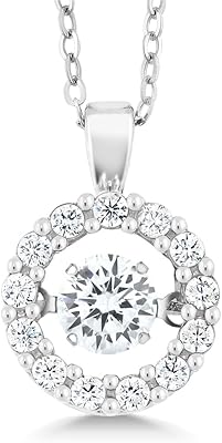 Jim Stone King necklace in Sterling 925 silver Silver and white zirconium oxide for women with free 18 -inch chain, gem metal, zirconium oxide.. DIAYTAR NIGERIA: Where shopping dreams come true with budget-friendly prices and nationwide shipping.