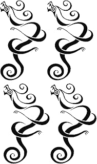 Awwwcos Tokyo Revengers Halloween Cosplay Temporary Tattoos Tattoos Sticker for the body Mikey Draken Makeup kit 13.5cm.. DIAYTAR NIGERIA: Where affordability and variety meet with convenient delivery within 8 days.