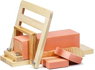 Single-wire Sabbage, Adjustable soap slicer made by hand made of wood, with wire slicer, for the manufacture of bread, cake, soap, cheese, DIY cutting.. DIAYTAR NIGERIA delivers more than products - we deliver affordable solutions within the week.