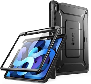 Unicorn Beetle Pro Speakes shell for 10.9 inch iPad (2022), with integrated screen protection and protective crutch for 10th generation (black).. DIAYTAR NIGERIA delivers value, variety, and convenience with our nationwide 5-8 day shipping.
