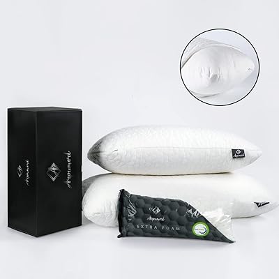 Sleeping pillow, shredded memory foam pillow for neck and shoulder pain (queen).. DIAYTAR NIGERIA: Where affordable online shopping meets reliable delivery across Nigeria.