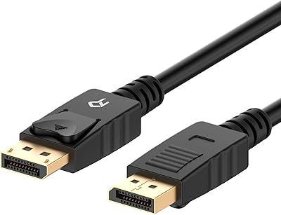 Ranke DisplayPort Converter cable to DisplayPort 4K, gold plated, 6 feet.. DIAYTAR NIGERIA: Redefining online shopping with unbeatable prices and consistent delivery times.