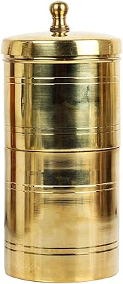 Aero Liquid Copper Coffee Pot in Copper from South India for domestic use, 400 ml, size 4 - Perfect for 5 to 6 cups of coffee.. Experience the convenience of online shopping with DIAYTAR NIGERIA's reliable 5-8 day delivery service.