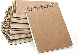 Alykdon A6 notes notebook with KRAFT paper cover, 70 sheets, sketch book for beginners and white paper drawing block, multimedia sizes, pack of 7.. DIAYTAR NIGERIA: Where shopping dreams come true with budget-friendly prices and nationwide shipping.