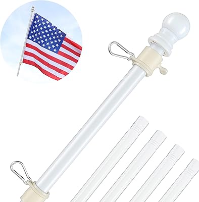 Barcetain black flag mast for home - 60 "with 3 x 5 flag mast with adjustable eyelets - anti -rust stainless steel for exterior, porch and terrace.. DIAYTAR NIGERIA brings the marketplace to your home with budget-friendly prices and nationwide delivery.