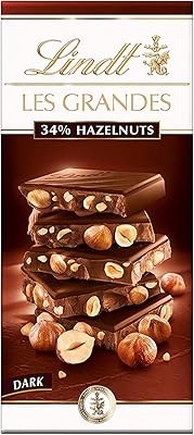 Lindt chocolate the big 34% hazelnuts, black 150 g.. Unlock access to a wide range of products with DIAYTAR NIGERIA's affordable e-commerce platform.