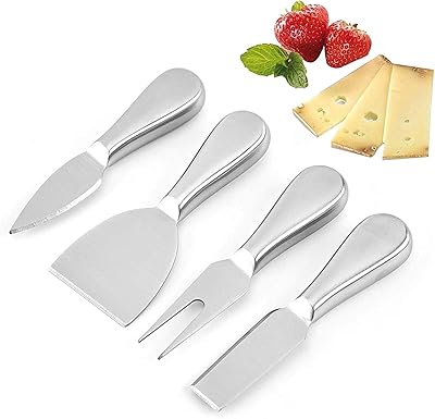 Delfino slicer cheese knives and fork stainless steel spread.. Everything you need is just a click away with DIAYTAR Nigeria — shop now and receive your order in days.