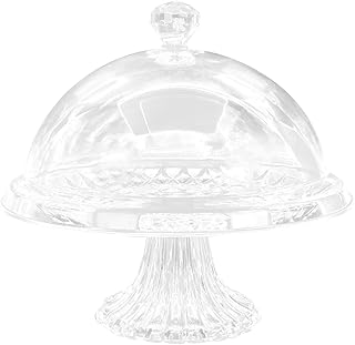 Yardoy 1 set of acrylic dome -shaped cake plates with support.. DIAYTAR NIGERIA brings the marketplace home to you with affordable prices and delivery in 5-8 days.