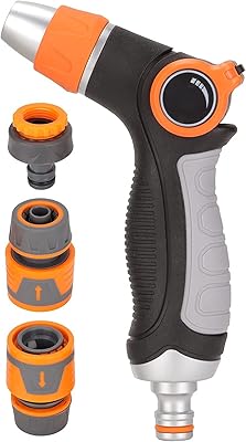 Spray nozzle for watering hose, water sprayer with adjustable patterns, shock resistant and non -slip for plant watering, car washing, bath and cleaning of domestic animals.. Experience the ease of one-stop shopping with DIAYTAR NIGERIA's diverse catalog and nationwide delivery.