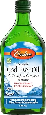 Carlson cod liver oil, Norwegian, natural, 100 mg of omega-3, 500 ml.. DIAYTAR NIGERIA: Where every shopping need is fulfilled with affordable prices and nationwide shipping.