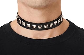 AMSCAN black necklace with silver nails Gothic and Halloween costume accessory.. DIAYTAR NIGERIA: Your trusted partner for affordable online shopping with reliable delivery timeframes.