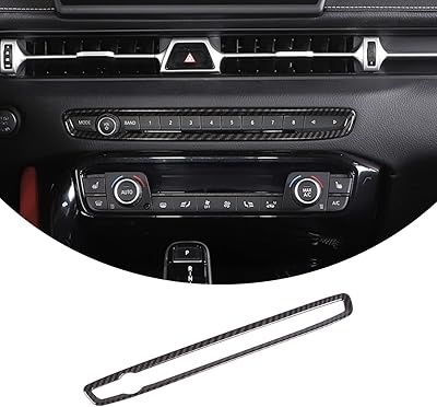Decorative frame for central volume control button for Toyota Supra GR A90 A91 MK5 2019 2020 2021 2022 (carbon fiber).. Enjoy stress-free shopping with affordable prices on DIAYTAR Nigeria.