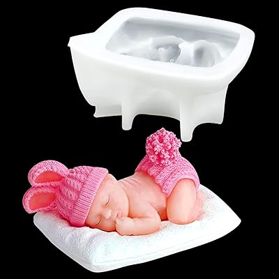 Silicone mold for baby, newbornbed mold for cakes, candies, chocolate, prenatal party, cupcake decorations, epoxy resin mold for the manufacture of soap and gifts.. Experience shopping freedom with DIAYTAR NIGERIA's vast selection and dependable nationwide shipping.