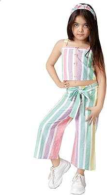 Log and Palazzo blouse and pants for girl nuty ninos, casual design, (lot of 1).. DIAYTAR Nigeria offers great deals, a huge product variety, and delivery in under a week.