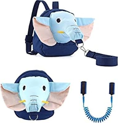 Safety backpack for toddlers with a 3 in 1 aisle and chain-Safety walking and safety bracelet with strap and small elephant backpack for toddlers and babies.. Shop from our extensive catalog at DIAYTAR NIGERIA and enjoy doorstep delivery in just 5-8 days.