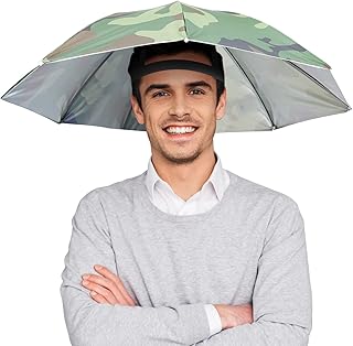 65 cm parasol hat, windbreaker, hands, UV protection, foldable, for fishing, beach, golf, outdoor activities.. DIAYTAR NIGERIA: Your partner in affordable e-commerce with dependable delivery across Nigeria.