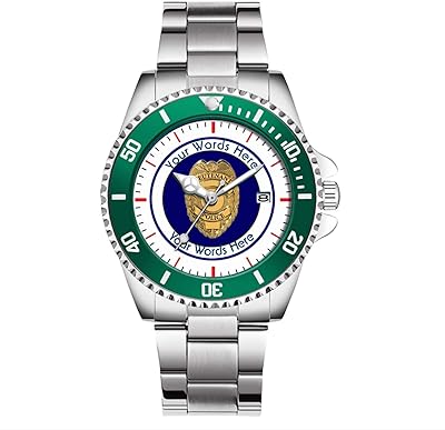 Watch for men of fans of fans luxury rotating quartz in silver stainless stainless steel with badge of police lieutenant (blue).. Discover why millions choose DIAYTAR for affordable online shopping with delivery in just 5-8 days.