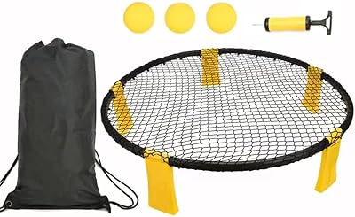 HONLIFU mini Beach volleyball game, outdoor fitness equipment with 3 balls and transport bag.. DIAYTAR NIGERIA: Where every search yields affordable results delivered promptly to your door.