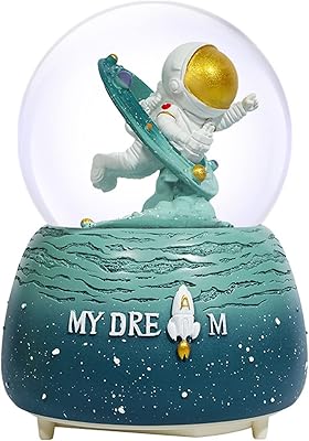 Children's snow balls, 80 mm brilliant astronaut toy with music, astronaut decoration for Christmas decoration for boys and girls aged 8 to 12 years of Siosi.. DIAYTAR NIGERIA: Where shopping meets satisfaction with affordable prices and delivery within 8 days.