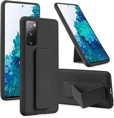Zig protection shell compatible with the Samsung Galaxy S20 mobile, in silicone gel and higher quality rubber, foldable with a magnetic crutch (black).. DIAYTAR NIGERIA: Making quality products accessible to all Nigerians at affordable prices.