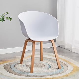 New Front Y106B -M - Multipurpose white polypropylene chair with solid wooden base with elegant and comfortable seat. 57x55x80.. The smarter way to shop online in Nigeria is through DIAYTAR Nigeria.