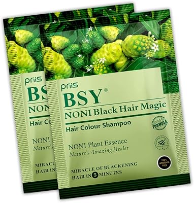 Magic black hair dye BSY NONI (20 ml, 6 sachets).. DIAYTAR NIGERIA: Transforming how Nigerians shop with our vast selection and nationwide delivery.