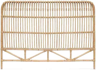 Amara rattan headboard - Bring a bohemian atmosphere to your bedroom with a headache in hand -braided bamboo | Transform your room into a comfortable bohemian oasis.. Make shopping fun and stress-free with DIAYTAR Nigeria.