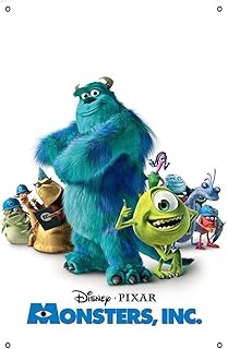 Monsters film poster inc. AMD P Top 250 (2001) 8 "X 12" in metal leaf, wall decoration.. Say hello to Nigeria’s fastest-growing e-commerce site — DIAYTAR Nigeria.