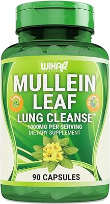 Wixar Natural Molène Leaf Capsules - 90 Capsules - An additional plant supplement promotes a healthy respiratory and mucous function - 1000 mg - Natural molne to promote the cleaning of the lungs.. DIAYTAR NIGERIA revolutionizes online shopping with competitive prices and reliable 5-8 day delivery.