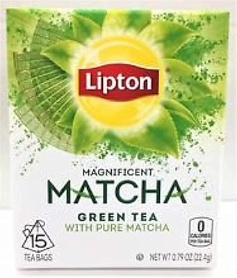 Thé matcha - thé vert matcha lipton, 15 sachets, 22,4 g.. Your shopping journey simplified with DIAYTAR NIGERIA's vast selection and budget-friendly shipping.