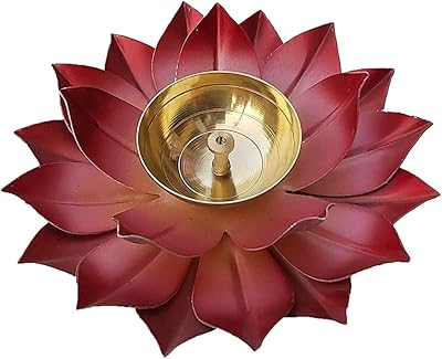 Parjat is handmade Deepak Diya Brass Lamp Brass Decoration Lotus Design Kamal Lotus Decoration Decoration Decoration Decoration (6 inches).. DIAYTAR NIGERIA: Connecting Nigerians with their needs through our affordable and diverse marketplace.