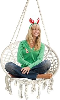 Macramé hammock chair Be Horms, magnificent chair hanging in rope, swing in cotton rope for the interior, the bedroom and the exterior - Maximum capacity 265 lb.. Unlock access to a wide range of products with DIAYTAR NIGERIA's affordable e-commerce platform.