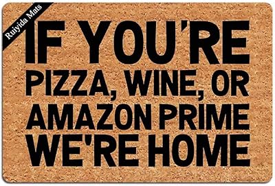 Entrance carpet on rueida if you are a pizza where we are at home Paillasson funny doormat non -woven interior decoration 23.6 x 15.7 inches in washable fabric in machine.. DIAYTAR NIGERIA delivers affordability and convenience to your doorstep within 8 days of purchase.
