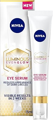 Luminous Even Glow 630 serum to treat dark circles and eyes - contains hydrating hyaluronic acid and activating caffeine, 15 ml of Nivea.. Shopping made simple with DIAYTAR NIGERIA's vast selection and budget-friendly nationwide delivery.