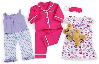 Emily Rose 18 "Doll clothing and accessories 7 -piece gift box - 18 -inch dolls for dolling dolls with plush bears | is suitable for most 18 -inch dolls.. Get your essentials without leaving home — thanks to DIAYTAR Nigeria.