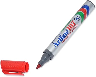 Artline marker pen, EK -107, 12, 1.5 mm package, red - Armk107re.. DIAYTAR NIGERIA combines extensive product options with budget-friendly prices, delivered in 5-8 days.