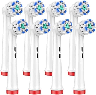 Recreation brush with ultra soft hairs Yanban oral-B compatible with the Braun rechargeable electric toothbrush, soft tartar dissolving, 8, white package, white.. DIAYTAR NIGERIA: Your partner in affordable online retail with reliable delivery across the nation.