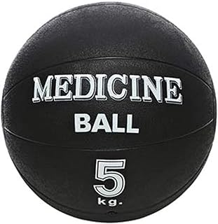 Pro solid medicinal ball for adults 5 kg - black, medium.. Experience retail therapy without the financial stress at DIAYTAR NIGERIA's affordable e-commerce platform.
