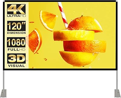 Projection screen with 120 inch 16: 9 HD 4K interior and exterior for cinema.. Experience shopping without limits at DIAYTAR NIGERIA, where affordability meets convenience in just days.