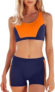 Herseys two -piece sports bikini set for women, high waist shorts and slimming pants.. DIAYTAR NIGERIA: Where every Nigerian finds affordable products delivered within the week.