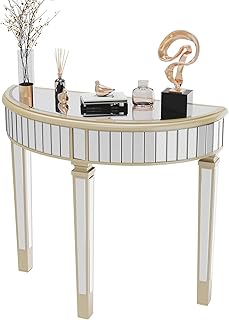 WISE 4: 90 x 35 semi-round console in glass console.. Experience the ease of modern shopping with DIAYTAR NIGERIA's comprehensive platform and quick delivery.