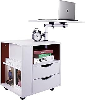 Bedside table in wood with wooden desktops mobile desktop for computer.. Experience the power of choice with DIAYTAR NIGERIA's extensive catalog delivered within the week.