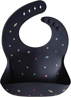Moshi silicone baby bib | Adjustable and waterproof adjustment (planetary).. From essentials to electronics, DIAYTAR Nigeria ships your order in no time.
