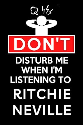 Do not bother me when I listen to Ritchie Neville: Lined composition book, birthday present for lovers of Ritchie Neville: (6 x 9 inches).. Join the movement — fast, affordable shopping only at DIAYTAR Nigeria.