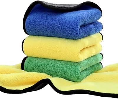 3 pieces of cleaning, washing and car drying towels, soft and absorbing cloth for the car, the windows, the mosquito net, the kitchen and the furniture, several colors 40 × 30.. Shop from anywhere in Nigeria and receive your DIAYTAR purchases at affordable prices within a week.