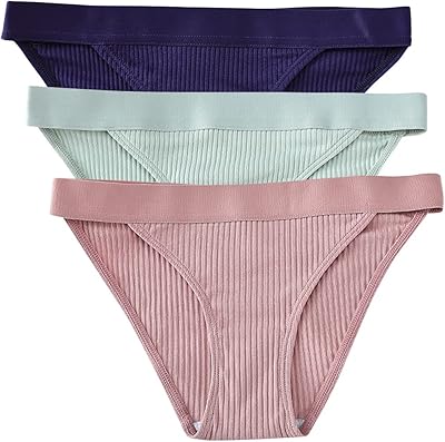 3 sexy cotton bikini pants for women.. DIAYTAR NIGERIA: Making online shopping accessible with affordable prices and nationwide delivery service.
