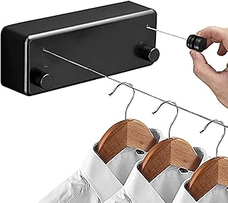 Jigero retractable laundry rope (double line) - Robust clothing drying rope, drying and outdoor wall clothing rope, drying with retractable clothing adjustable in stainless steel, 13.8 feet.. Shop smarter with Nigeria's premier e-commerce platform, featuring affordable products delivered nationwide.